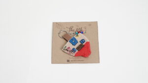 Handmade Crocheted and Embroidered Key Chain حمالة مفاتيح مطرزة وكروشي