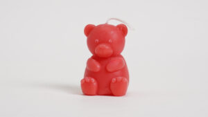 Teddy bear shaped candles
