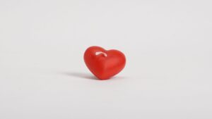 Mini heart shaped candles