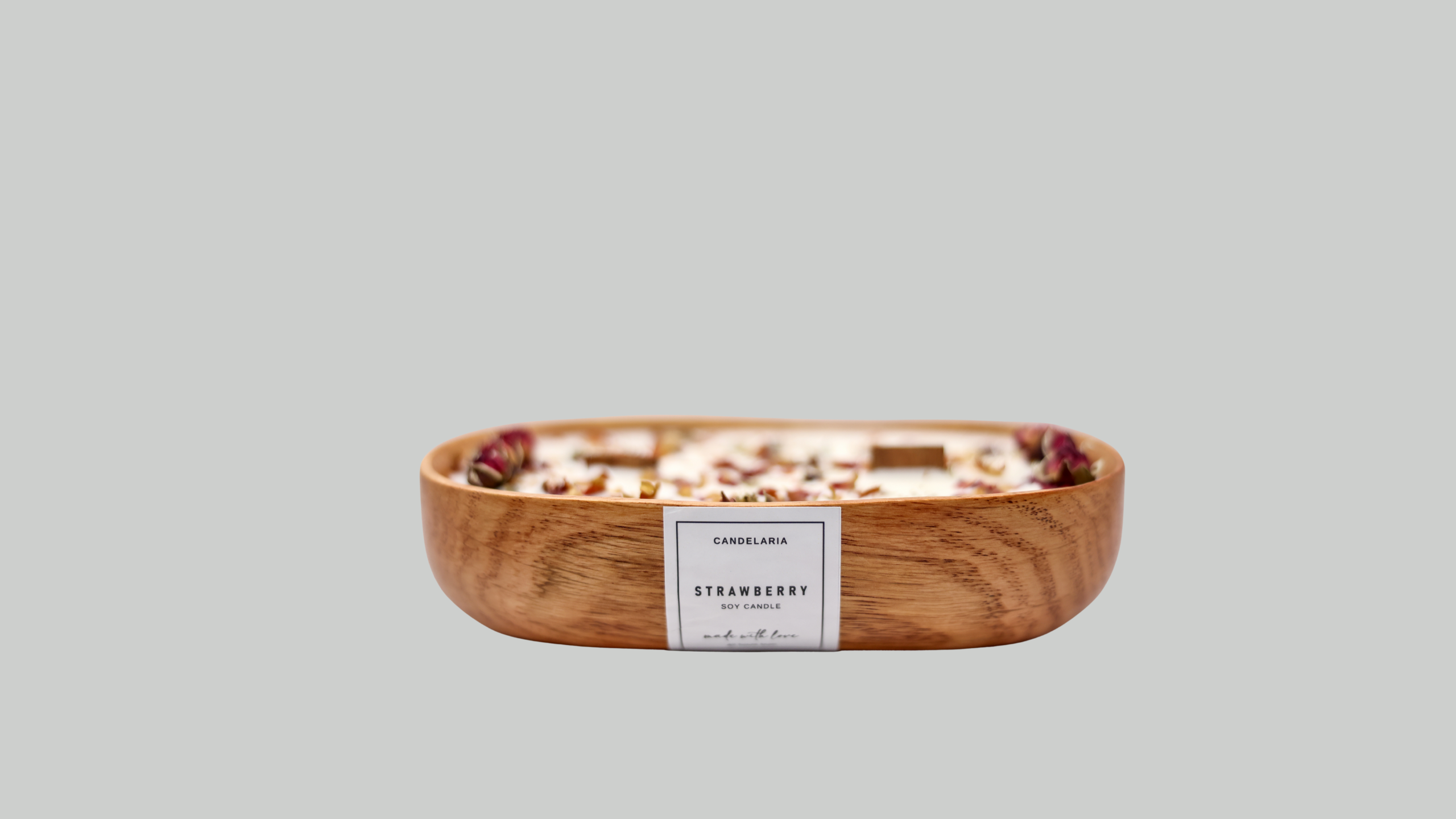 Candle in Wooden Boat  شمع بشخطورة خشب