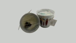 Candle in Lebanese Coffee Cup