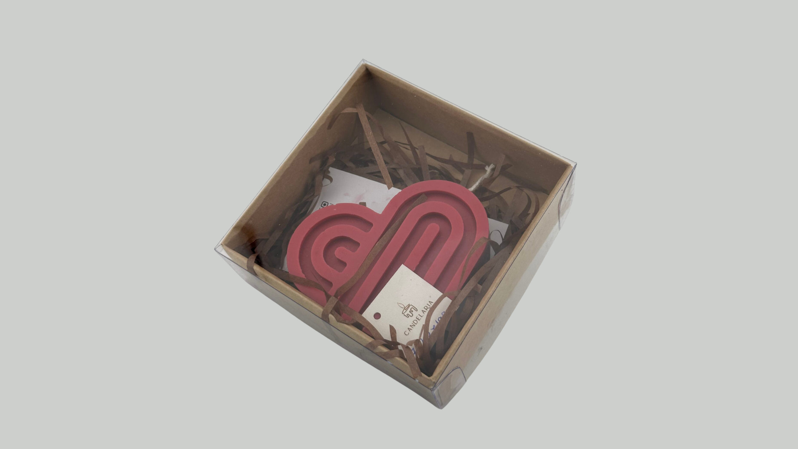 Arched Heart in a Square box قلب مقوس في علبة